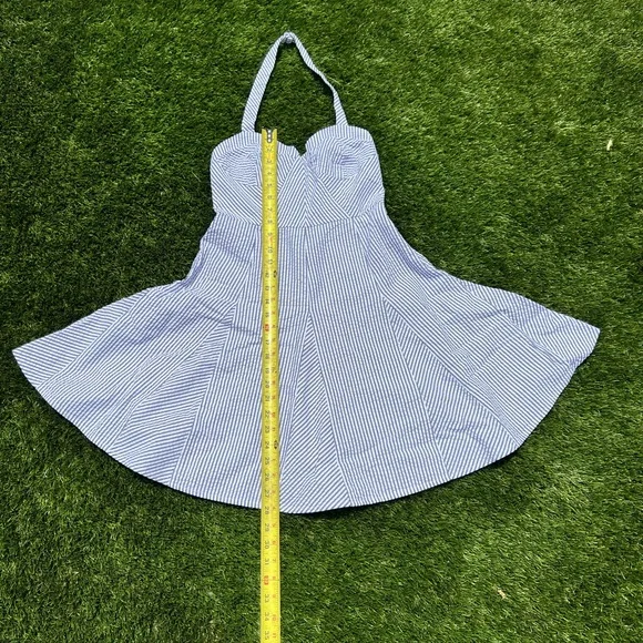 Betsey Johnson Blue and White Striped Dress - Picture 2 of 7